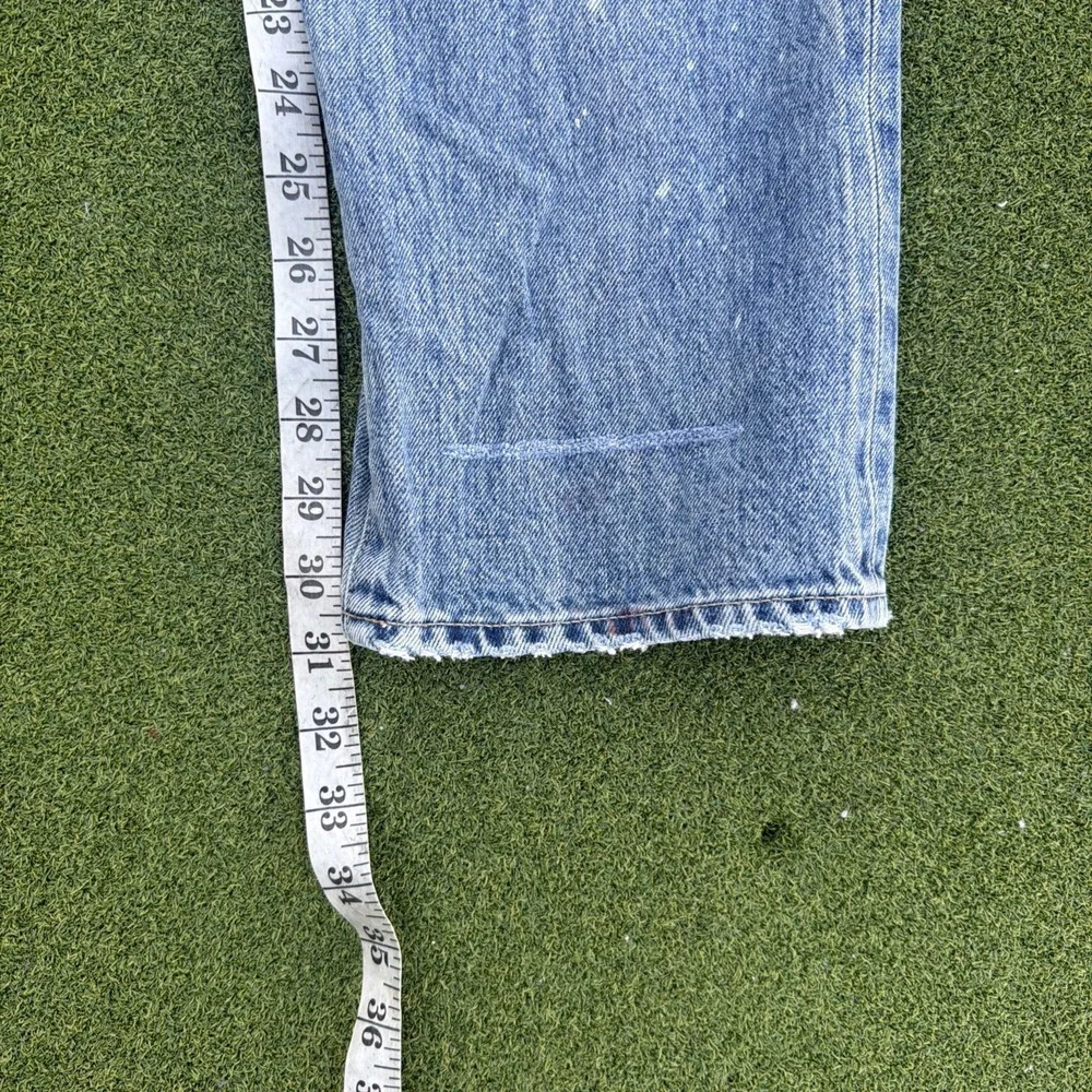 John Elliott Selvedge Splatter Paint Distressed Jeans  Size 32x32 Made in Japan